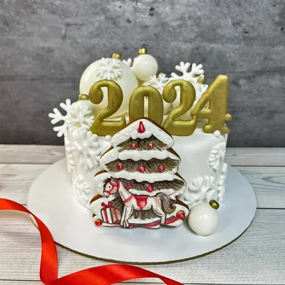 Торт На новый год 2024 на заказ в СПб | Шоколадная крошка