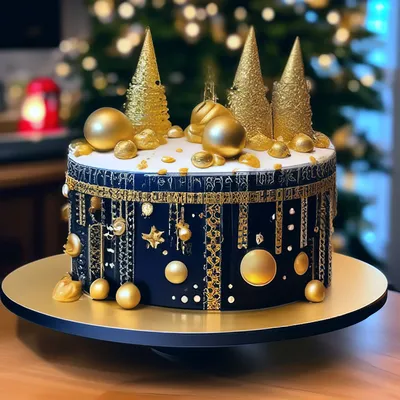 Торт на новый год» — создано в Шедевруме