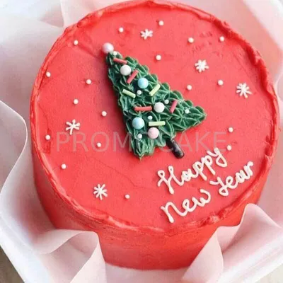 Бенто-торт на новый год с елочкой — купить по цене 1500 руб. | Интернет  магазин Promocake Москва
