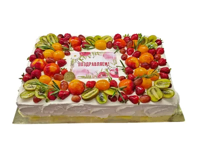 Торт на выпускной 4 класса🔔🎉 Начинка классический медовик 🐝с бананом🍌и  киви🥝Яркий, большой, вкусный и нежный подарок.. | ВКонтакте