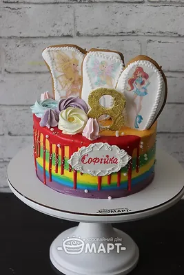 Торт Винкс на заказ - Лучшие детские торты в Москве!