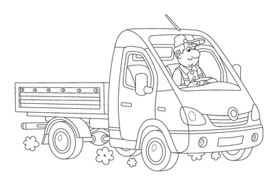 Раскраски на тему «Транспорт» для детей 5-6 лет
