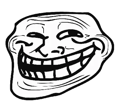 troll face by david-felix | Troll face, Troll meme, Troll