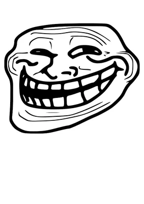 Troll Face Internet Meme Digital Art by Hakeem Harrie - Pixels