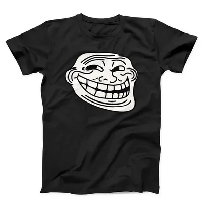 T-shirt bambino Trollface troll face Facebook emoticon twitter smile  cartoon | eBay