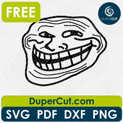 Trollface Internet troll Rage comic, trolls transparent background PNG  clipart, trollface png void