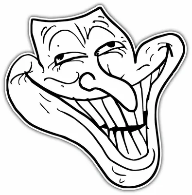 TROLLFACE - SVG PDF DXF PNG – DuperCut