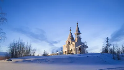 Картинки церковь зимой фотографии