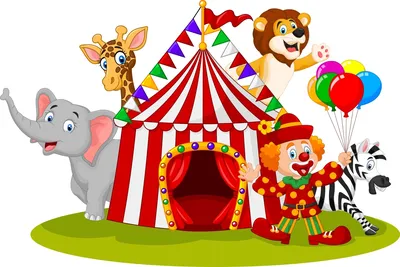 Цирк Рисунок Мультяшный Клоун, Маленький Лев, животные, голова льва, львы  png | Klipartz