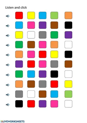 Colours Flashcards – Free Printable Flashcards to Download - Speak and Play  English