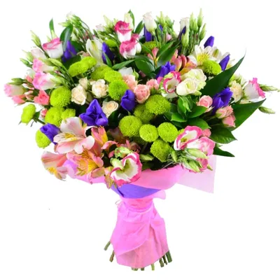 Сборный букет цветов \"Мята\" размер M с доставкой по Астане — Cvety.kz