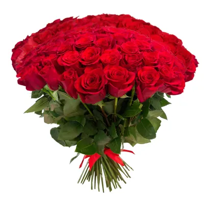 Купить букет красных роз 101 шт в Великом Новгороде в интернет-магазине  «Дон Пион»\"
