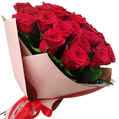 Красные розы цветы в коробке №210 - 🌹 Цветы Новосибирск заказ: