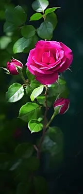 Розы в коробке в виде сердца #4 | Алая Роза