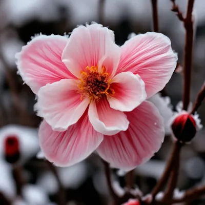 Зимние цветы | Пикабу
