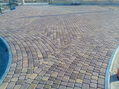Примеры работ укладки тротуарной плитки