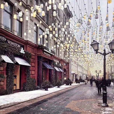 Москва зимой, красивый город, улицы города, фото, фотограф Москва, красивый  вид, фонари, кафе, дома, архитектура | Город, Красивые места, Улица