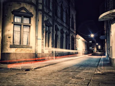 Ночные улицы Выборга | Пикабу