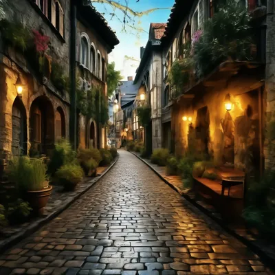 Фон для детской фотосъемки с изображением старого города и улицы |  AliExpress