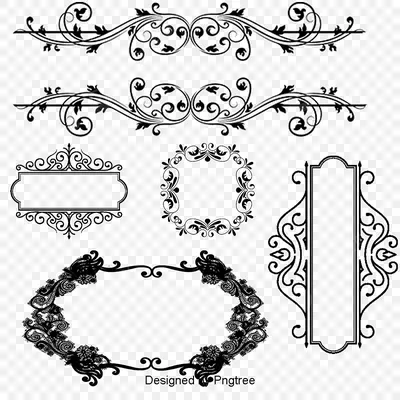 черно белый узор PNG и картинки пнг | рисунок Векторы и PSD | Бесплатная  загрузка на Pngtree