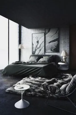 Дизайн гостиной в черном цвете: фото и идеи | Wergin.ru