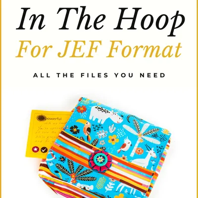 In The Hoop Purse Files in JEF Format — sewpowerful