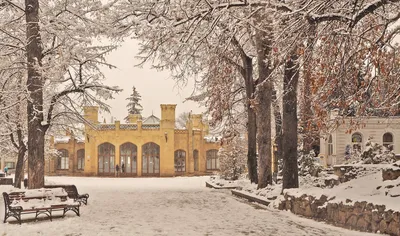 Картина \"Зима в горах\" - Галерея искусств Альбины Харитоновой