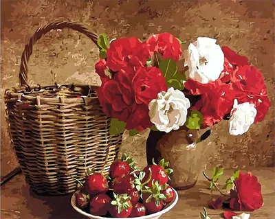 Купить картина мозаикой с нанесенной рамкой Molly В красных тонах KM0951,  32 цвета, 40x50 см, цены на Мегамаркет | Артикул: 100030310893