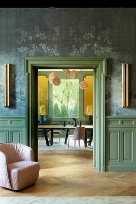 Гостиные в зеленых тонах, фото дизайна интерьера - Интернет-журнал Inhomes