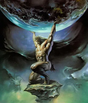 Create comics meme \"Valeggio painting, Boris Vallejo, Titan Atlas\" - Comics  - Meme-arsenal.com