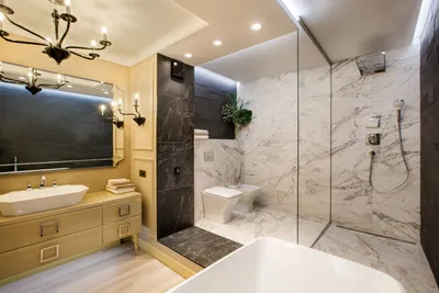 Дизайн ванной комнаты: какой может быть акцентная стена и где она  располагается | Remelle