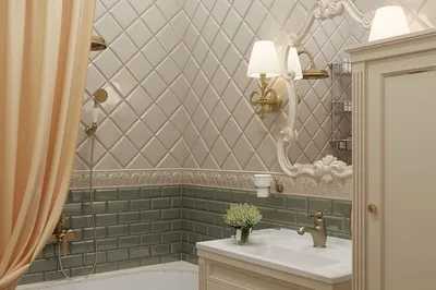 Дизайн ванной комнаты в классическом стиле: фото-идеи для элегантных  интерьеров