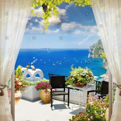 Фото «вид из окна на море» из фотогалереи «Без названия» отель «