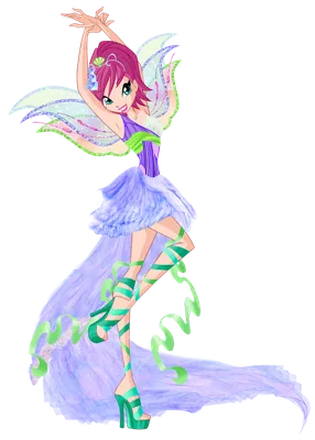 Кукла Winx Гармоникс Флора Синие купить по низкой цене в Киеве, Харькове,  Одессе, Украине