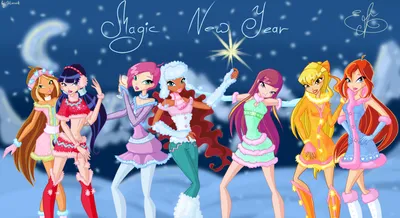 Winx Magic New Year by CoolCatJane - Винкс - YouLoveIt.ru