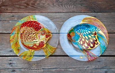 Бесплатное изображение: иллюстрации, красочные, электричество, рыба,  Золотая рыбка, ручной работы, лампа, Витраж, дизайн, иллюстрация