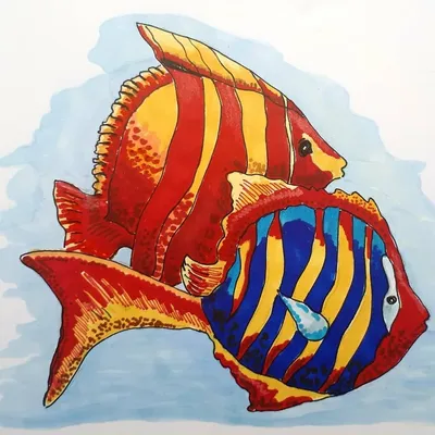 Витражи-мини 6шт, Набор 17: Морские рыбки | Интернет-магазин Континент  игрушек