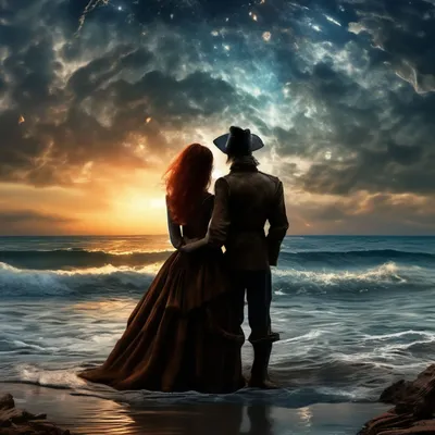 влюбленные на пляже наслаждаются вместе и закатом над морем Стоковое  Изображение - изображение насчитывающей единение, вечер: 243603345