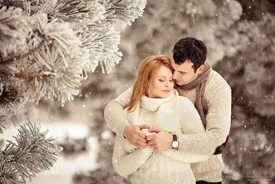 Открытки зима и любовь - 73 фото