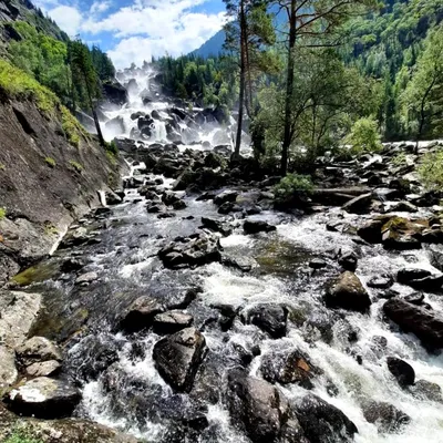 Водопад Учар Горный Алтай - Большой Чульчинский водопад, где находится, как  добраться, фото