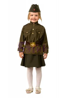 Карнавальный костюм «Солдат», пилотка, гимнастёрка, ремень, р. 54-56 купить  в Чите Военные костюмы в интернет-магазине Чита.дети (4822571)