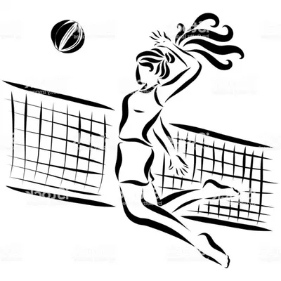 Волейбол рисунки для срисовки - 83 фото