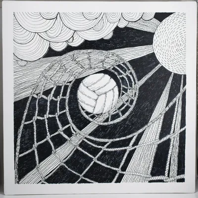 Черно-белый волейбол с белым фоном Иллюстрация вектора - иллюстрации  насчитывающей спорт, пригодность: 206934247