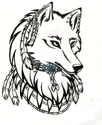 Волк для срисовки демоны (29 шт)