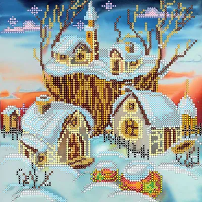 Снежная волшебная зима» — создано в Шедевруме
