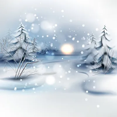 Волшебная зима | Зимний пейзаж | Маслюк Анастасия