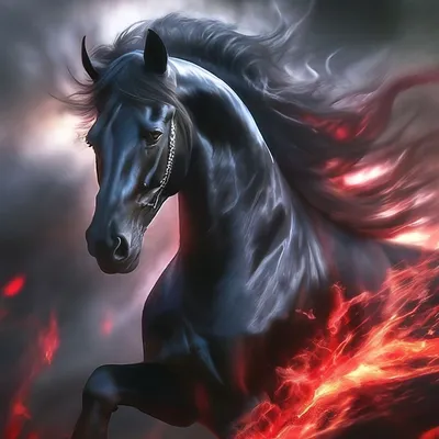 Амистры: загадочные и прекрасные лошади магии» — создано в Шедевруме