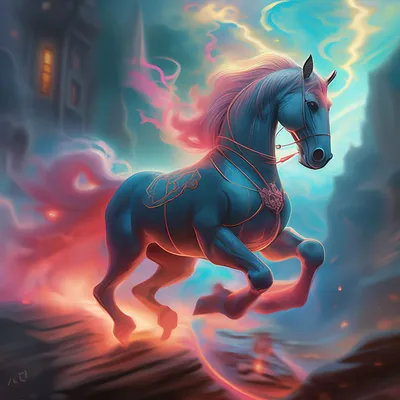 Волшебная лошадь» — создано в Шедевруме