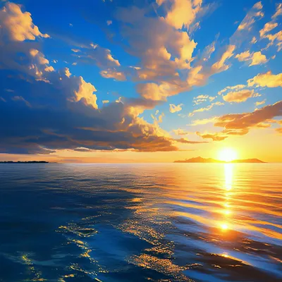 Фотообои \"Восход солнца над морем\" - Арт. 150126 | Купить в  интернет-магазине Уютная стена