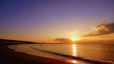 Восход солнца над морем красивая …» — создано в Шедевруме